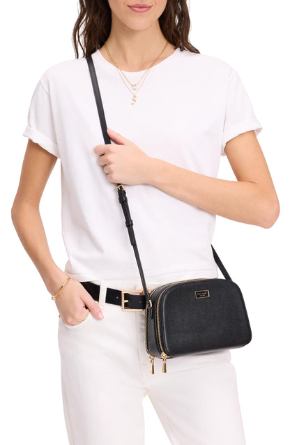 Serena Double Zip Dome Crossbody