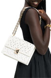 Deco Eyelet Chain Shoulder Bag