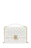 Deco Eyelet Chain Shoulder Bag