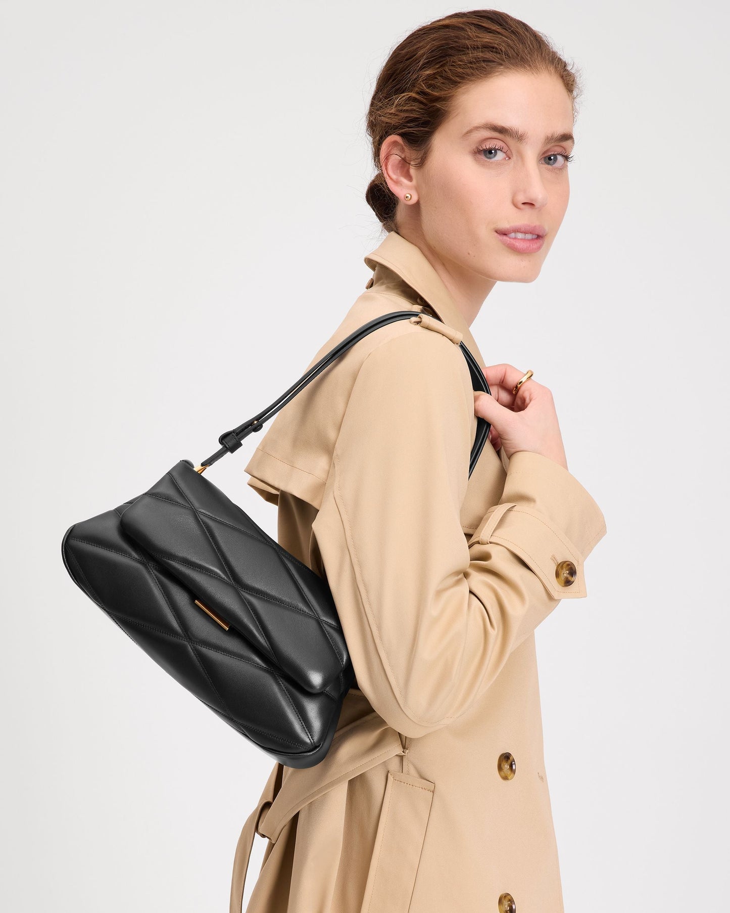 Grace Quilted Convertible Shoulder Bag