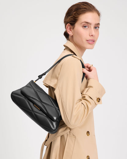 Grace Quilted Convertible Shoulder Bag