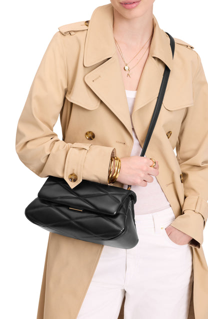 Grace Quilted Convertible Shoulder Bag