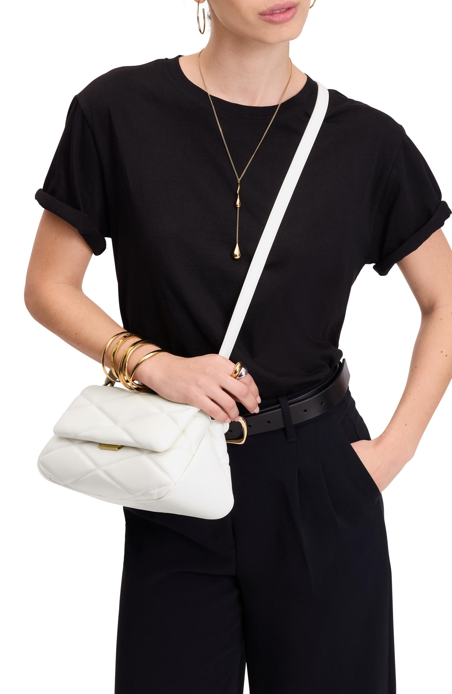 Grace Quilted Convertible Shoulder Bag