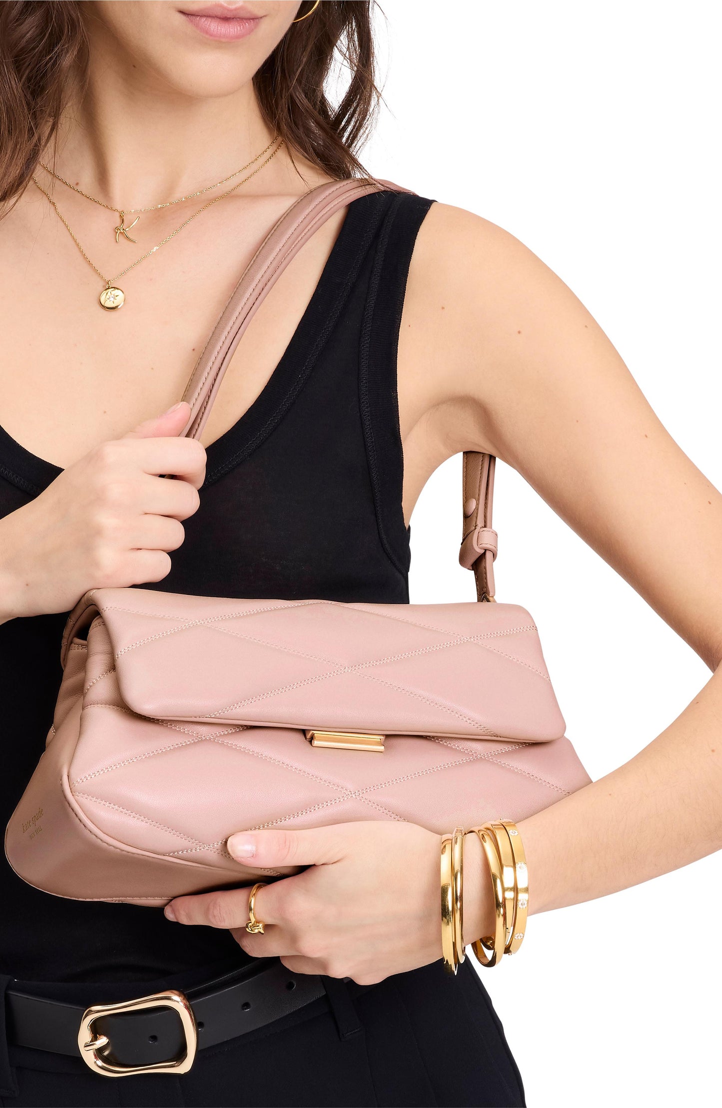 Grace Quilted Convertible Shoulder Bag