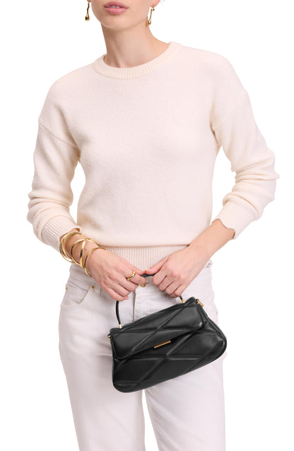 Grace Quilted Top Handle Bag