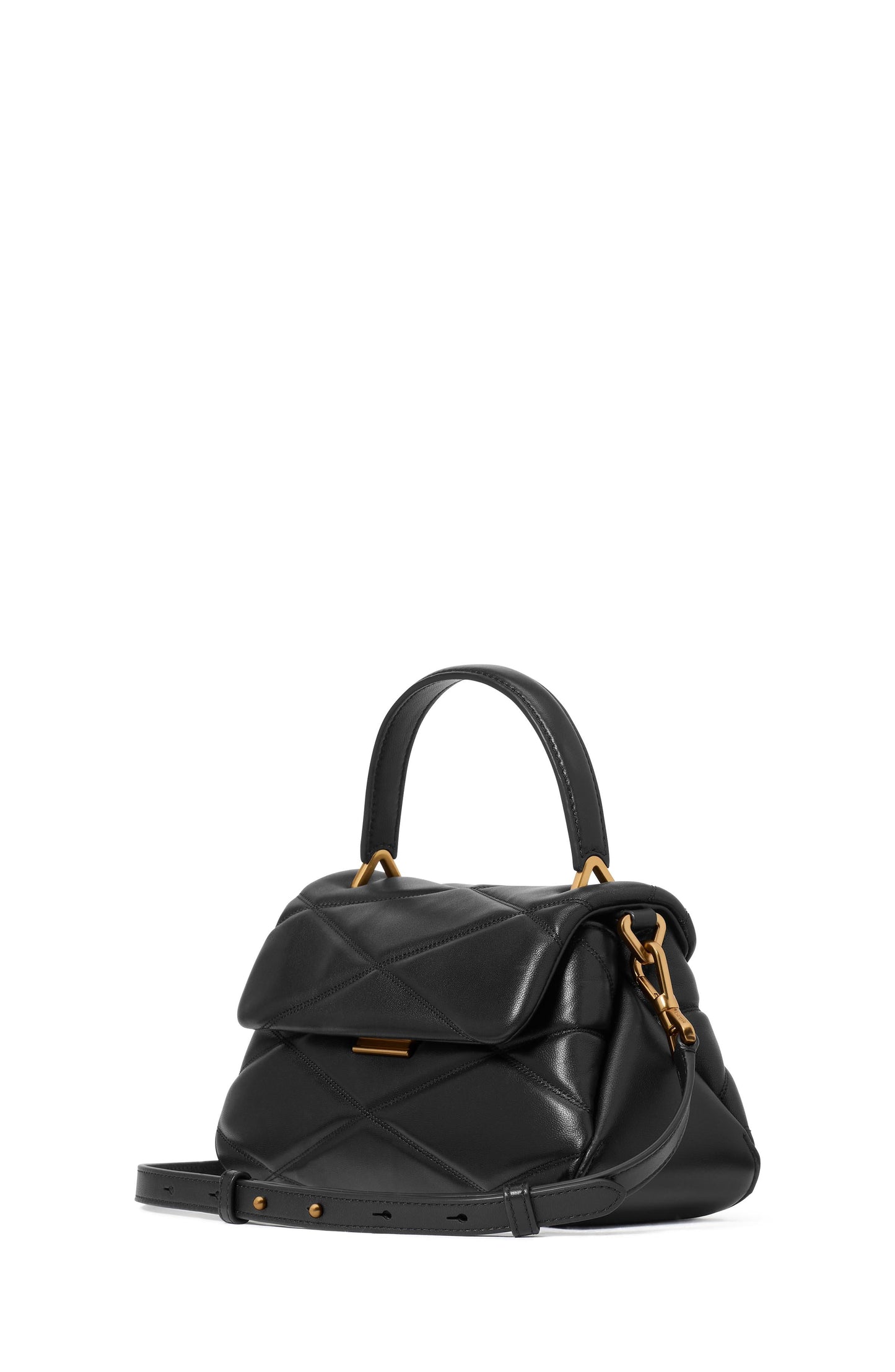 Grace Quilted Top Handle Bag