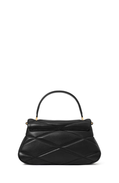 Grace Quilted Top Handle Bag