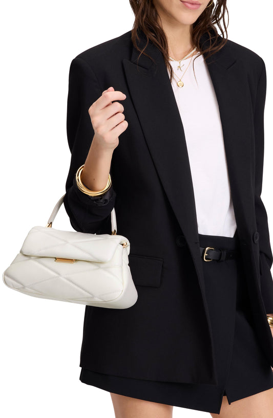 Grace Quilted Top Handle Bag