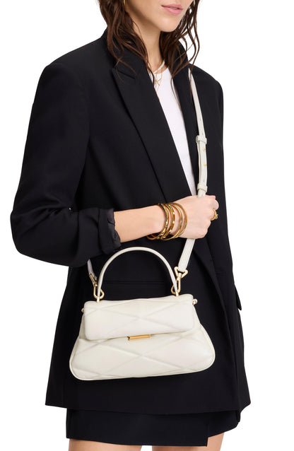 Grace Quilted Top Handle Bag