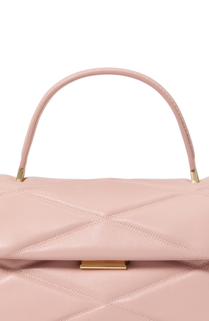 Grace Quilted Top Handle Bag