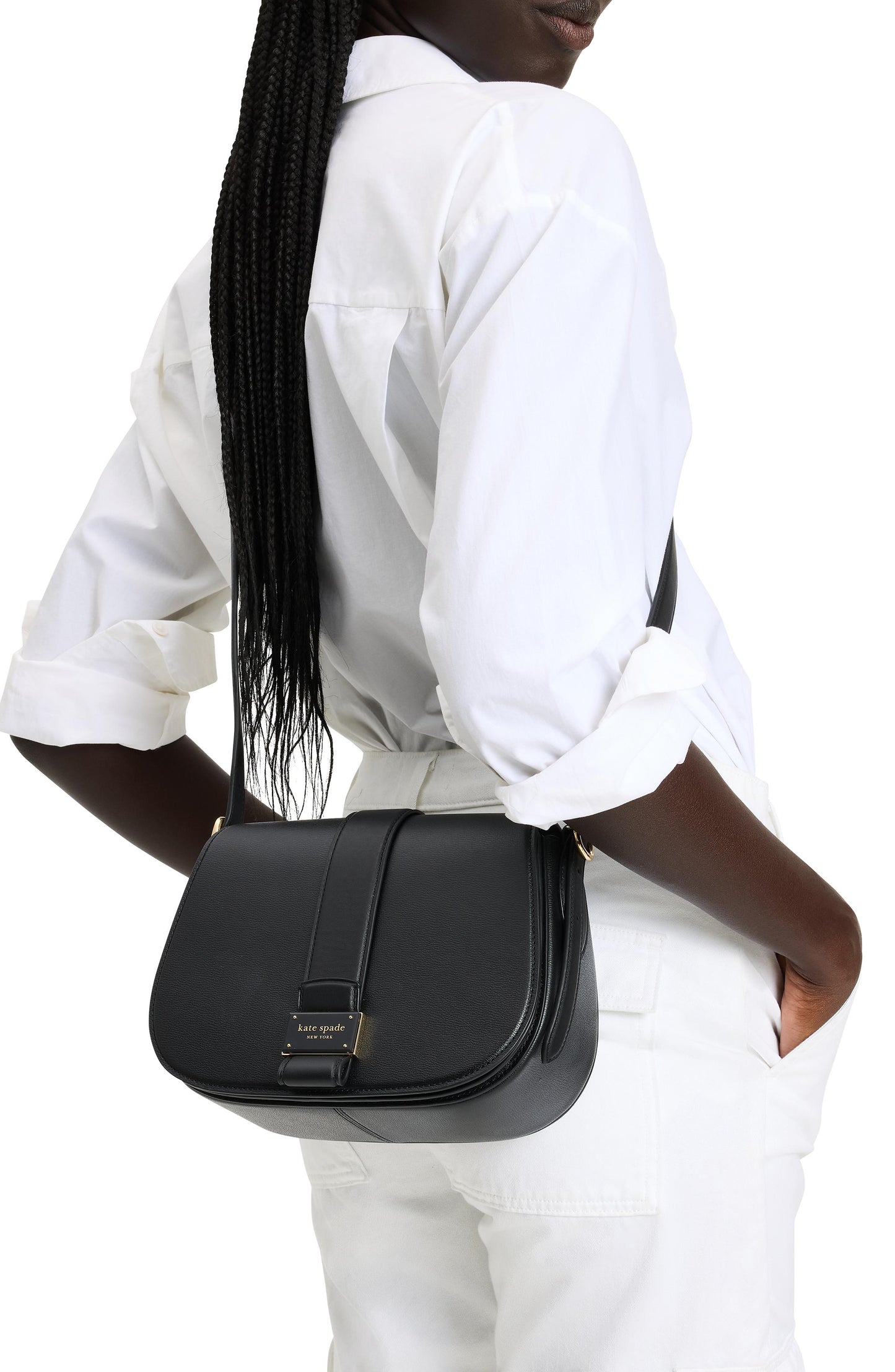 KK817-Nouveau Saddle Bag-Black