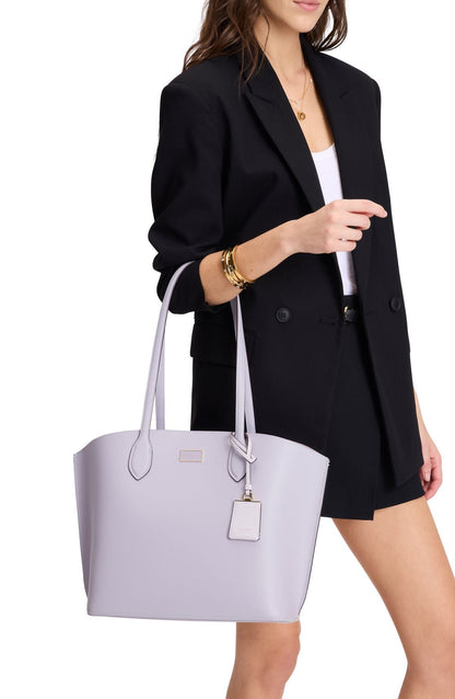 Suite Crossgrain Leather Large Open Tote