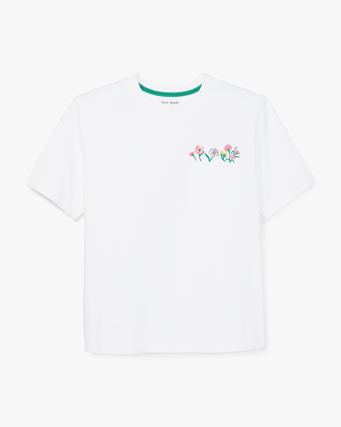 KL181-Spring Bouquet Tee-Fresh White