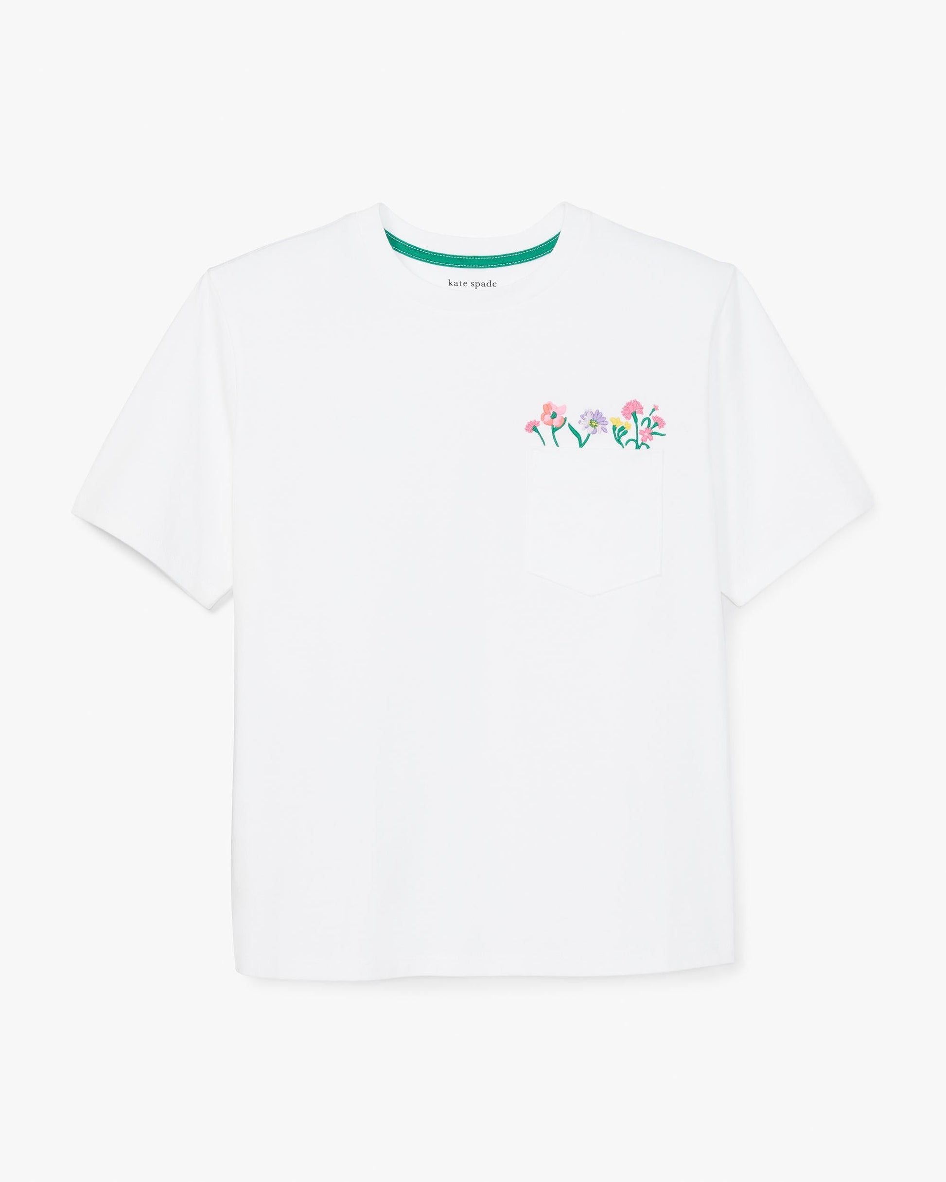 KL181-Spring Bouquet Tee-Fresh White
