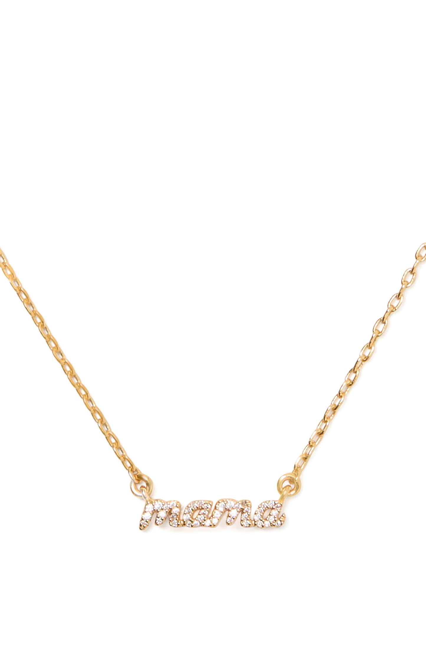 Mama Said Pave Pendant