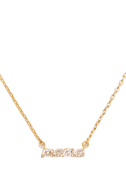 Mama Said Pave Pendant