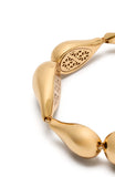 KL344-Molten Statement Bracelet-Gold