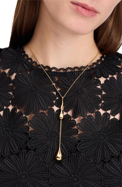 Molten Lariat Necklace