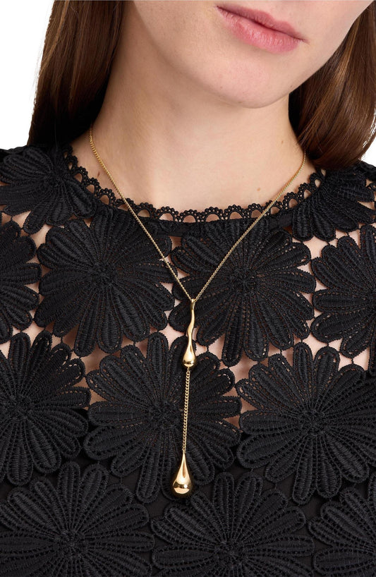 Molten Lariat Necklace