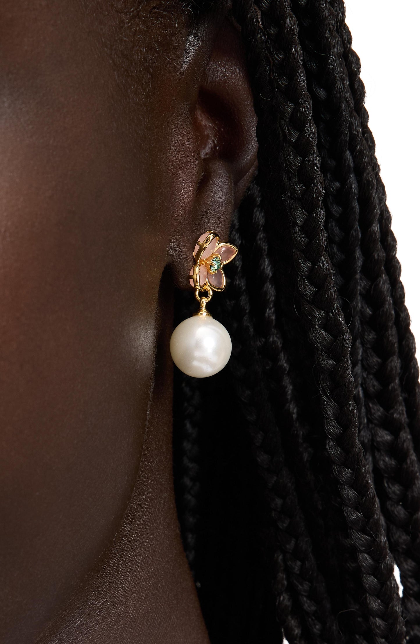 Pastel Petals Drop Earrings