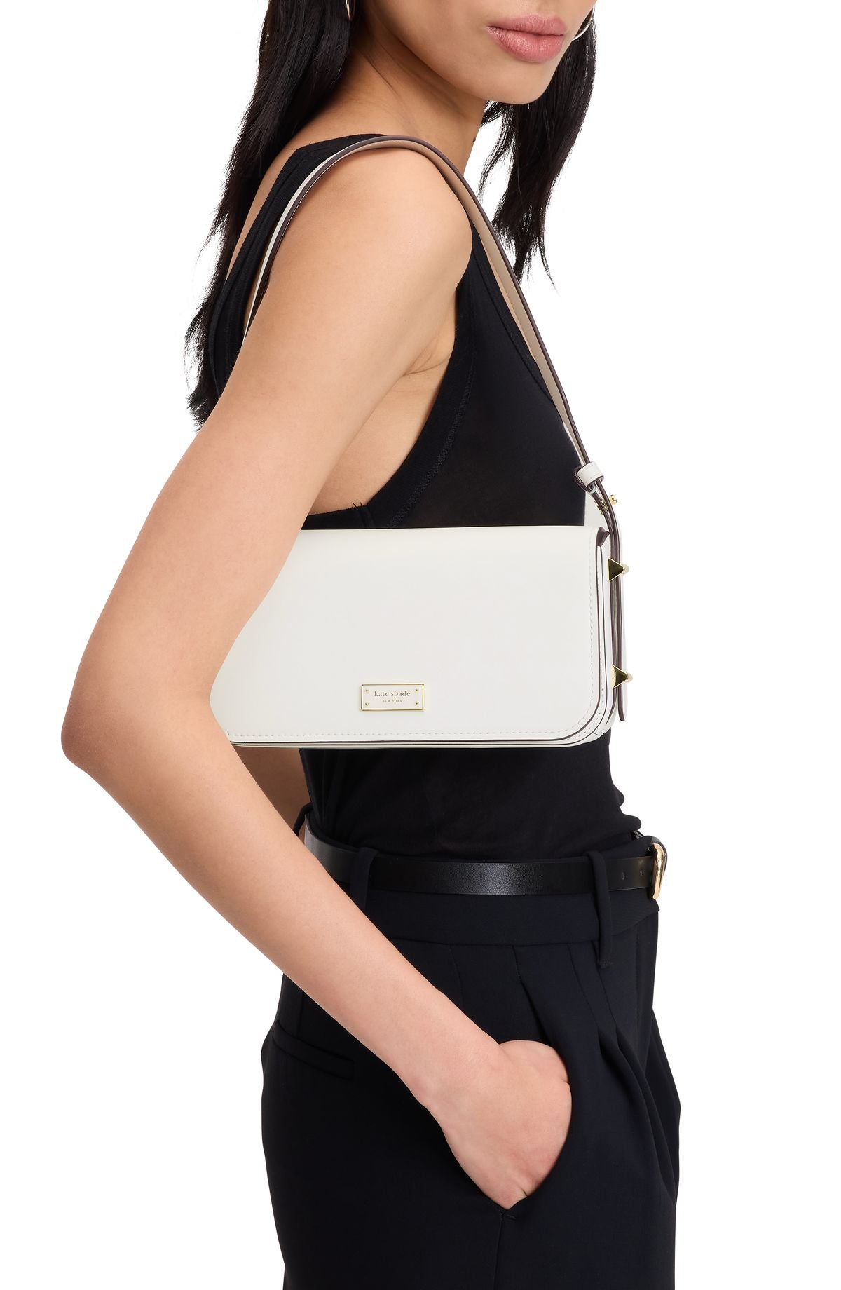 KL480-Liv Shoulder Bag-True White