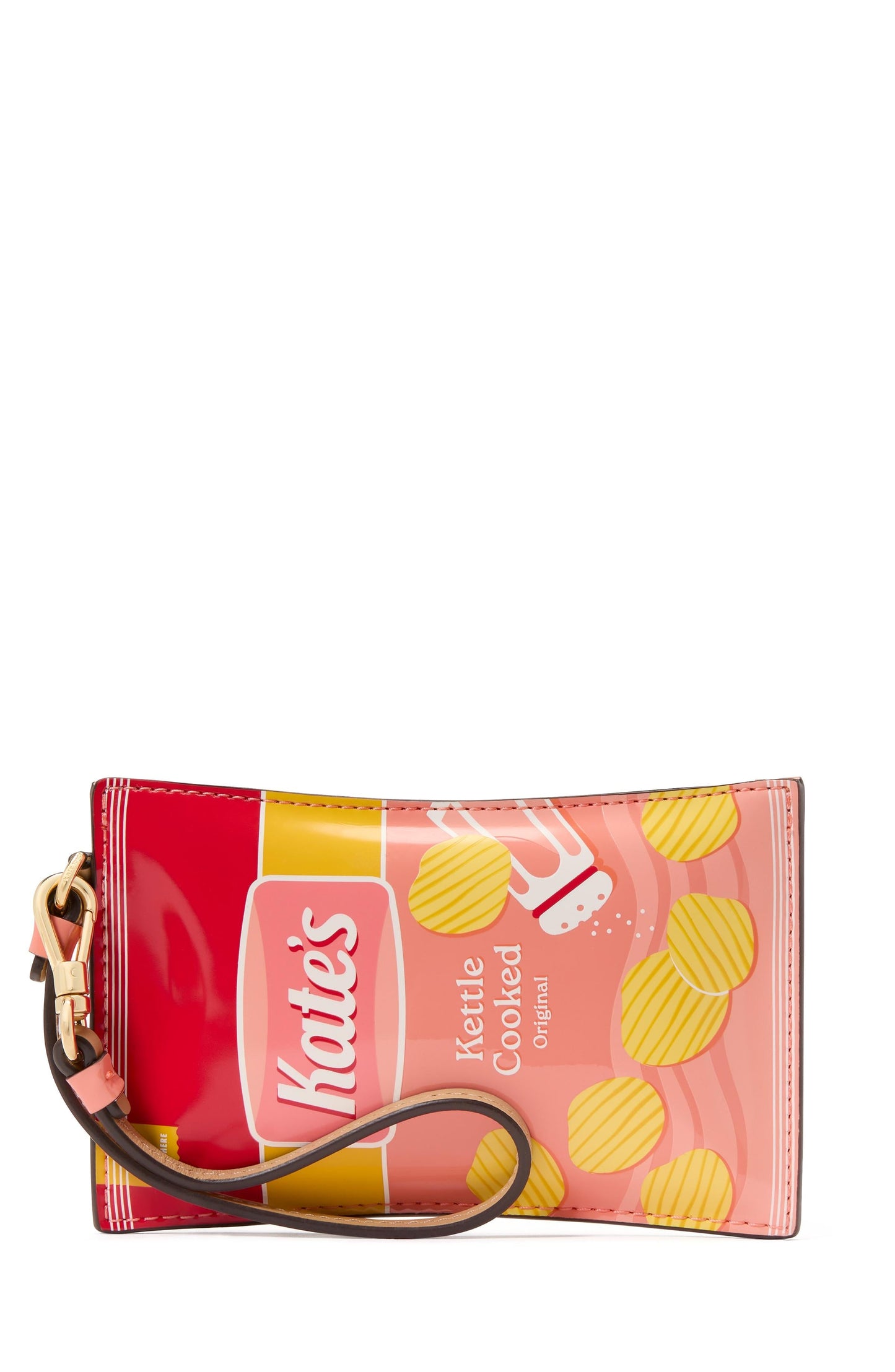 KL570-Snack Time Patent Card Case Wristlet-Multi