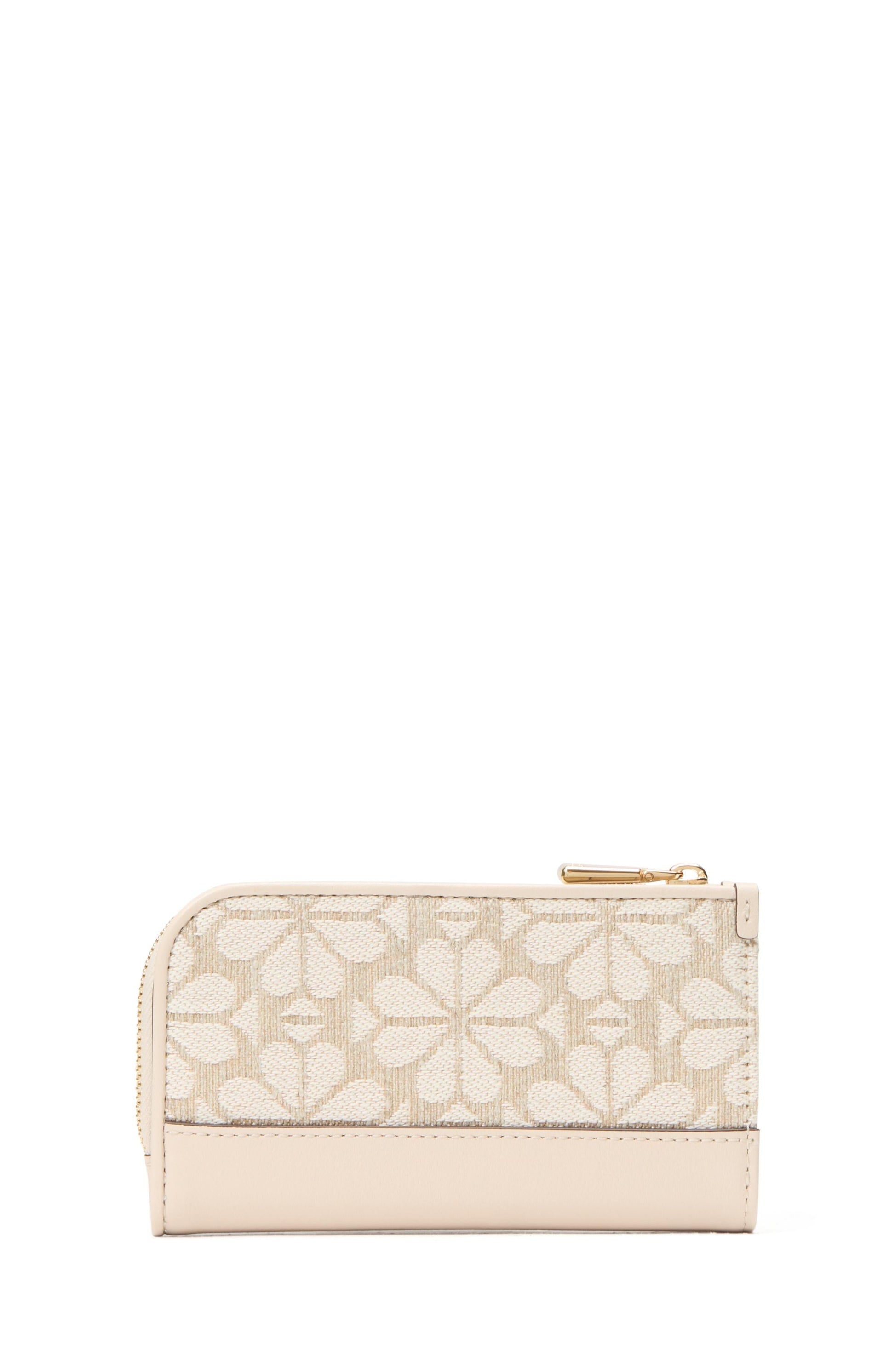 KL590-Devin Small Slim Bifold Wallet-Natural Multi