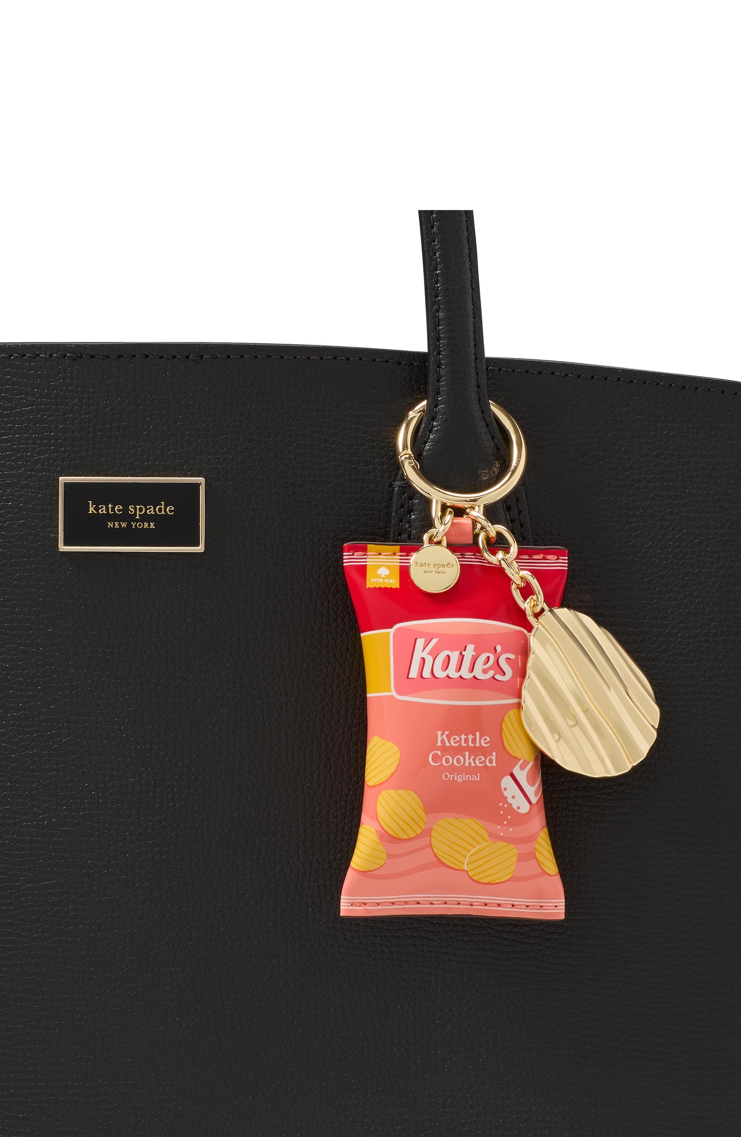 KL632-Snack Time Patent Bag Charm-Multi