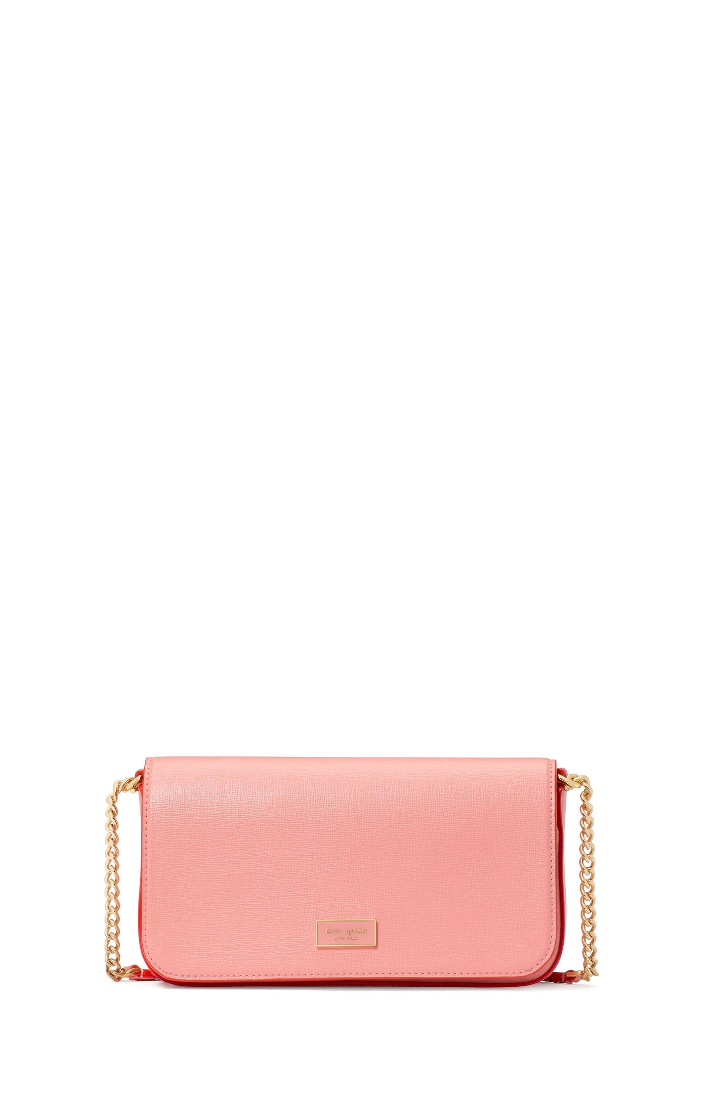 KL638-Serena Pop Trim Chain Wallet-Setting Sun