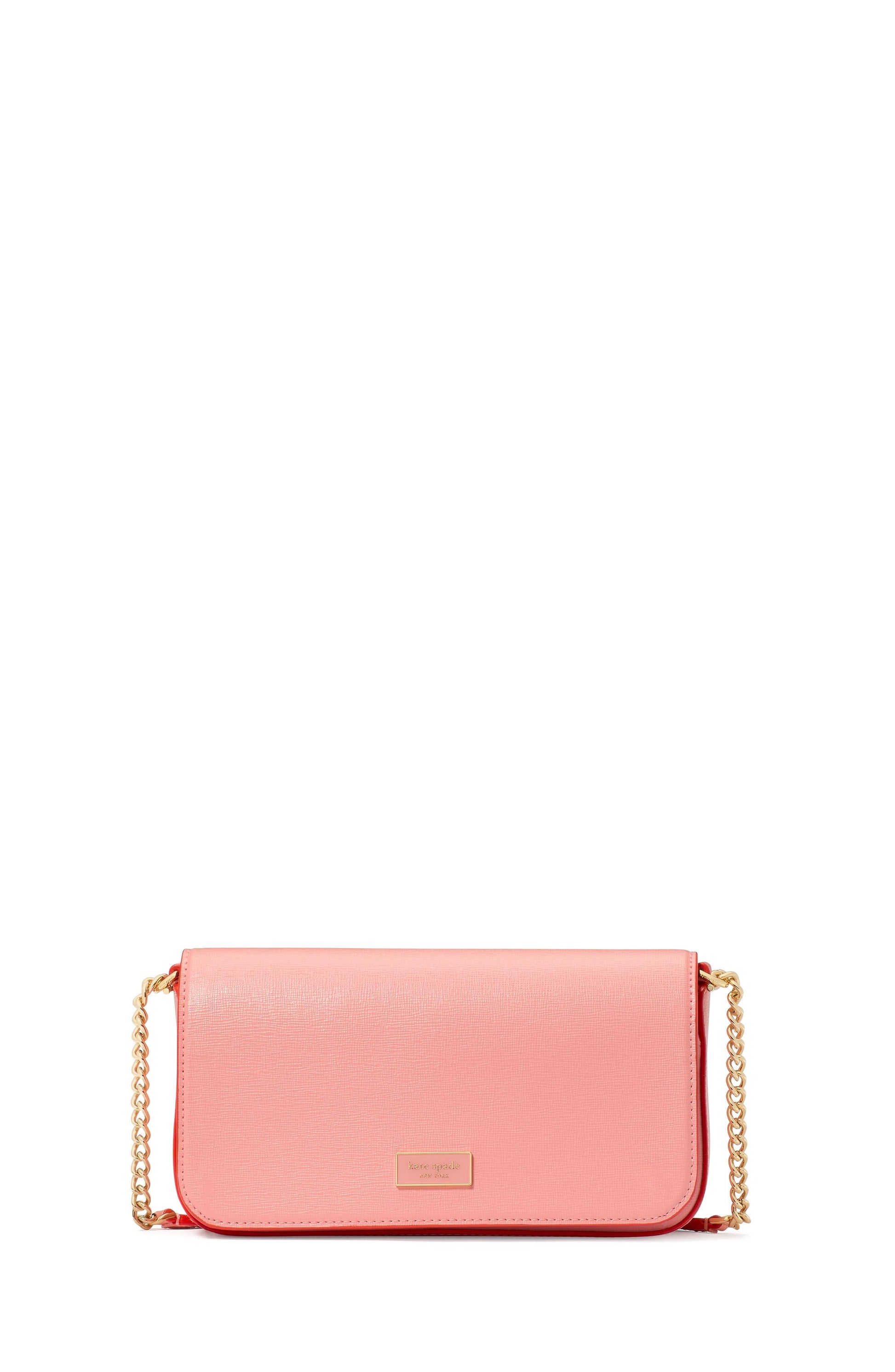 KL638-Serena Pop Trim Chain Wallet-Setting Sun