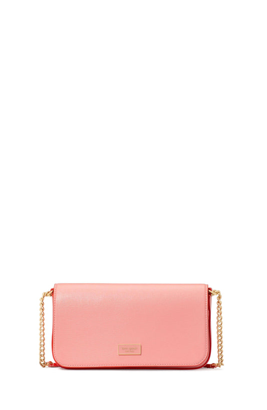 KL638-Serena Pop Trim Chain Wallet-Setting Sun