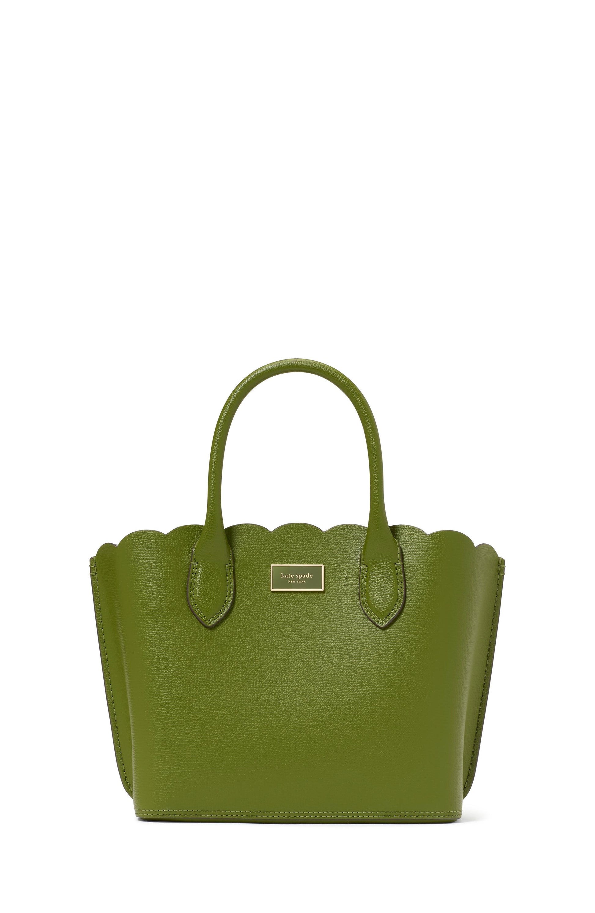 KL644-Suite Scalloped Crossbody Tote-Jungle Vine