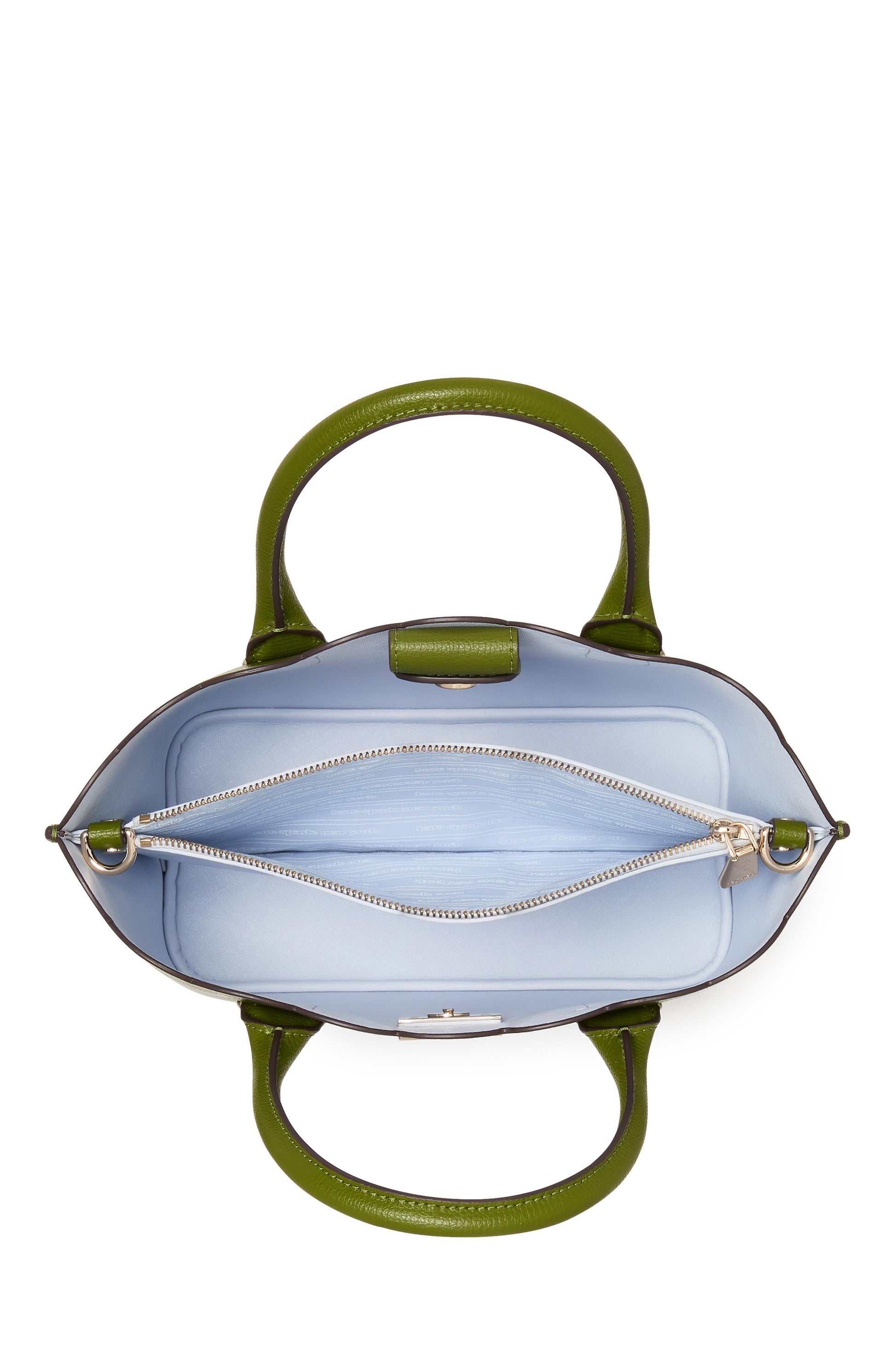 KL644-Suite Scalloped Crossbody Tote-Jungle Vine