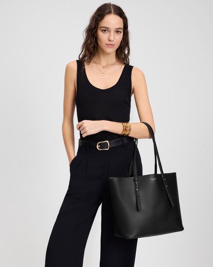 KL669-Do it all Large Tote-Black