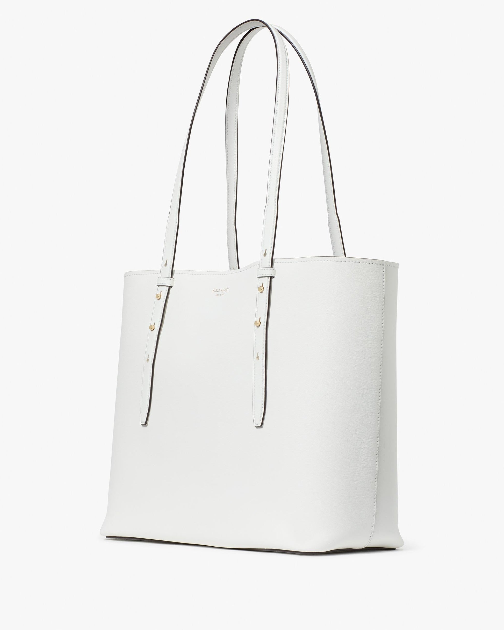KL669-Do it all Large Tote-True White