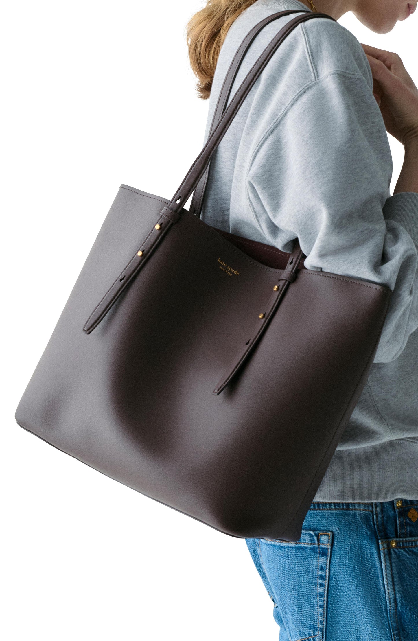 KL669-Do it all Large Tote-Hot Fudge