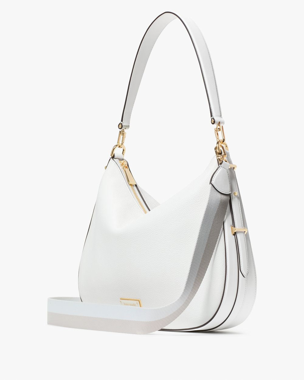 KL677-Liv Large Hobo Bag-True White