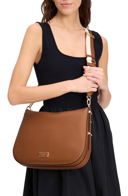 KL677-Liv Large Hobo Bag-Cavern Clay