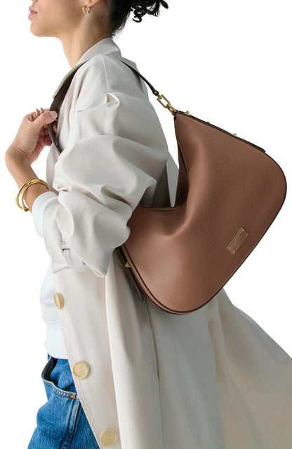 KL677-Liv Large Hobo Bag-Warm Acorn
