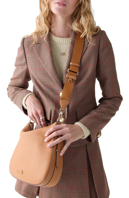 KL677-Liv Large Hobo Bag-Biscotti