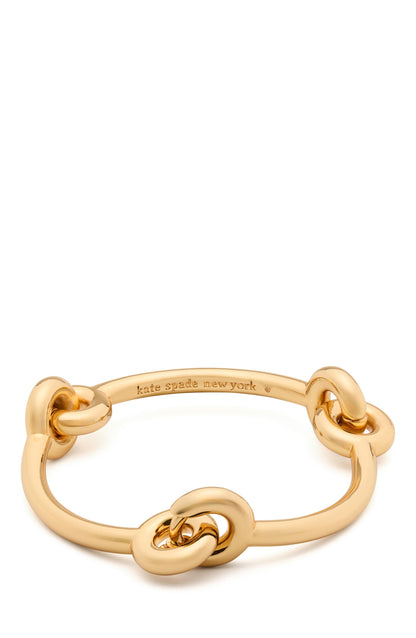 KL787-Interlock Bangle-Gold