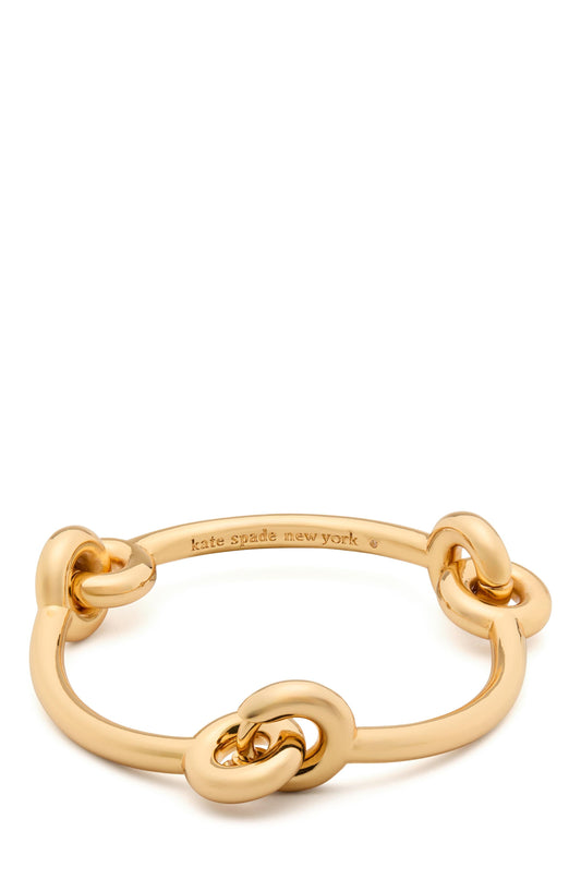 KL787-Interlock Bangle-Gold