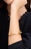 KL787-Interlock Bangle-Gold