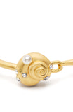 KL793-Beachside Bangle-Clear/Gold