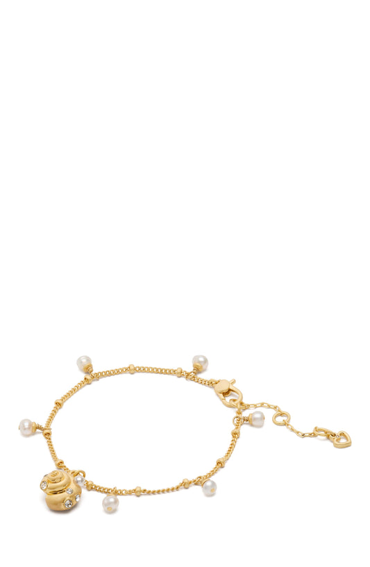 KL794-Beachside Bracelet-Clear/Gold