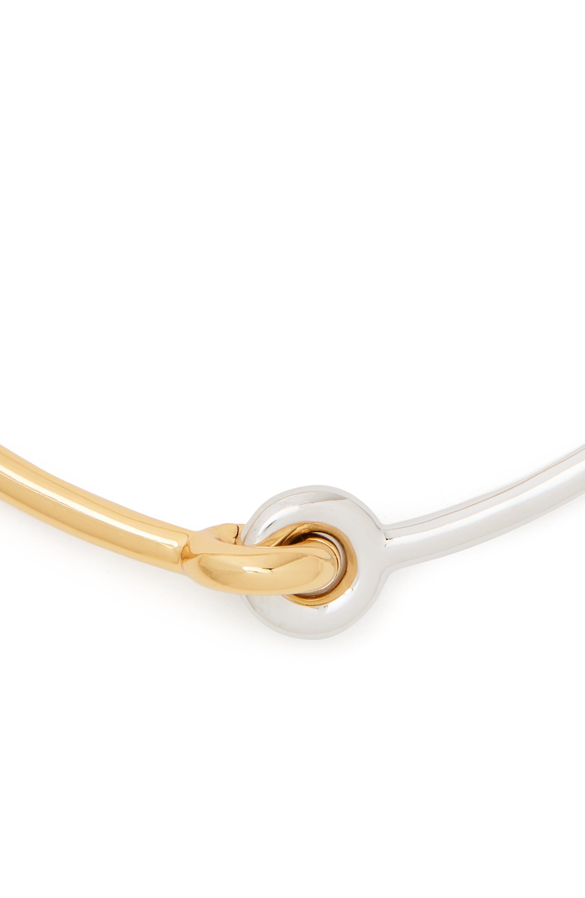 KL992-Interlock Choker-Silver Gold