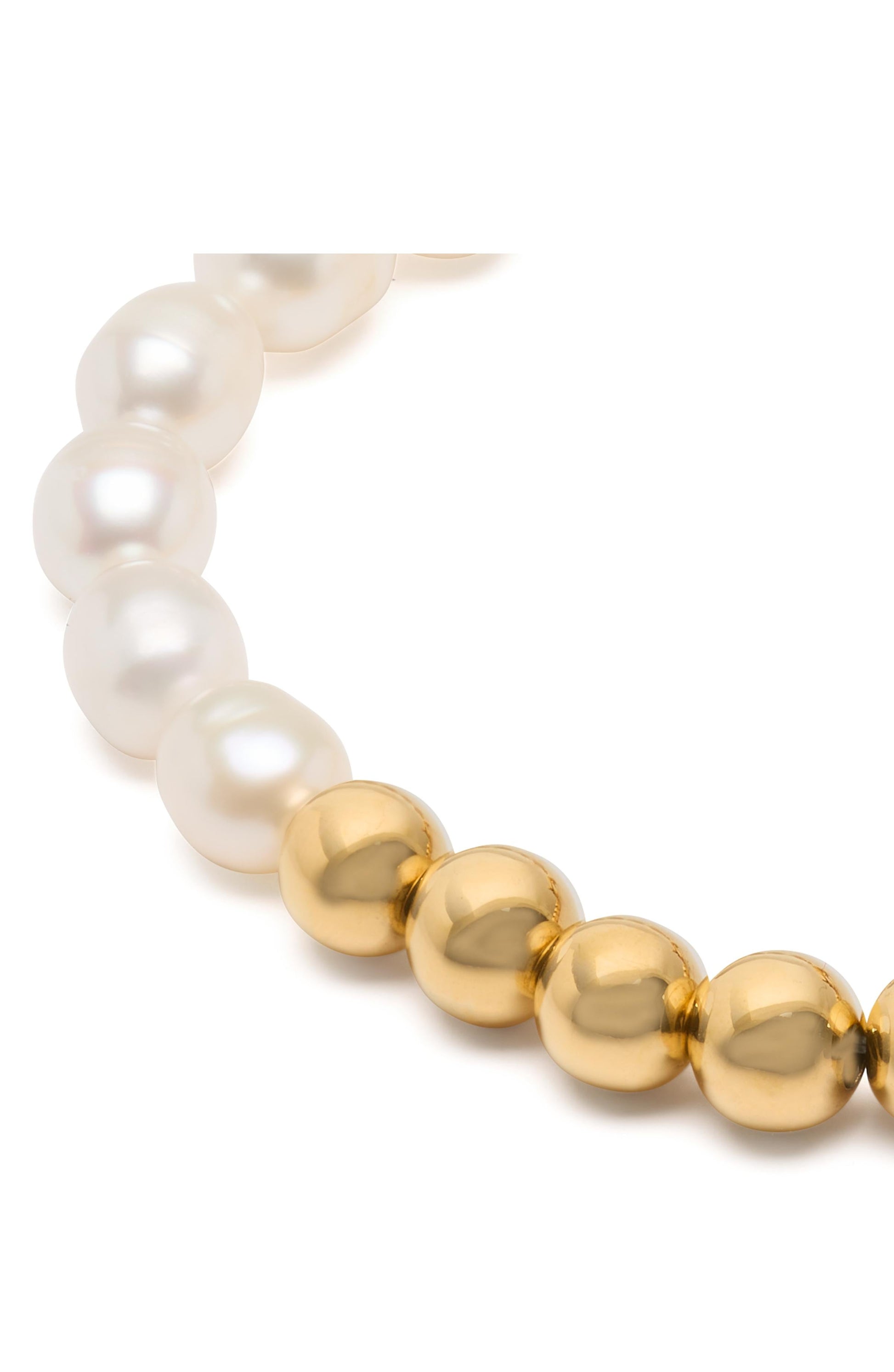 KM003-Ropes & Knots Toggle Bracelet-Cream/Gold