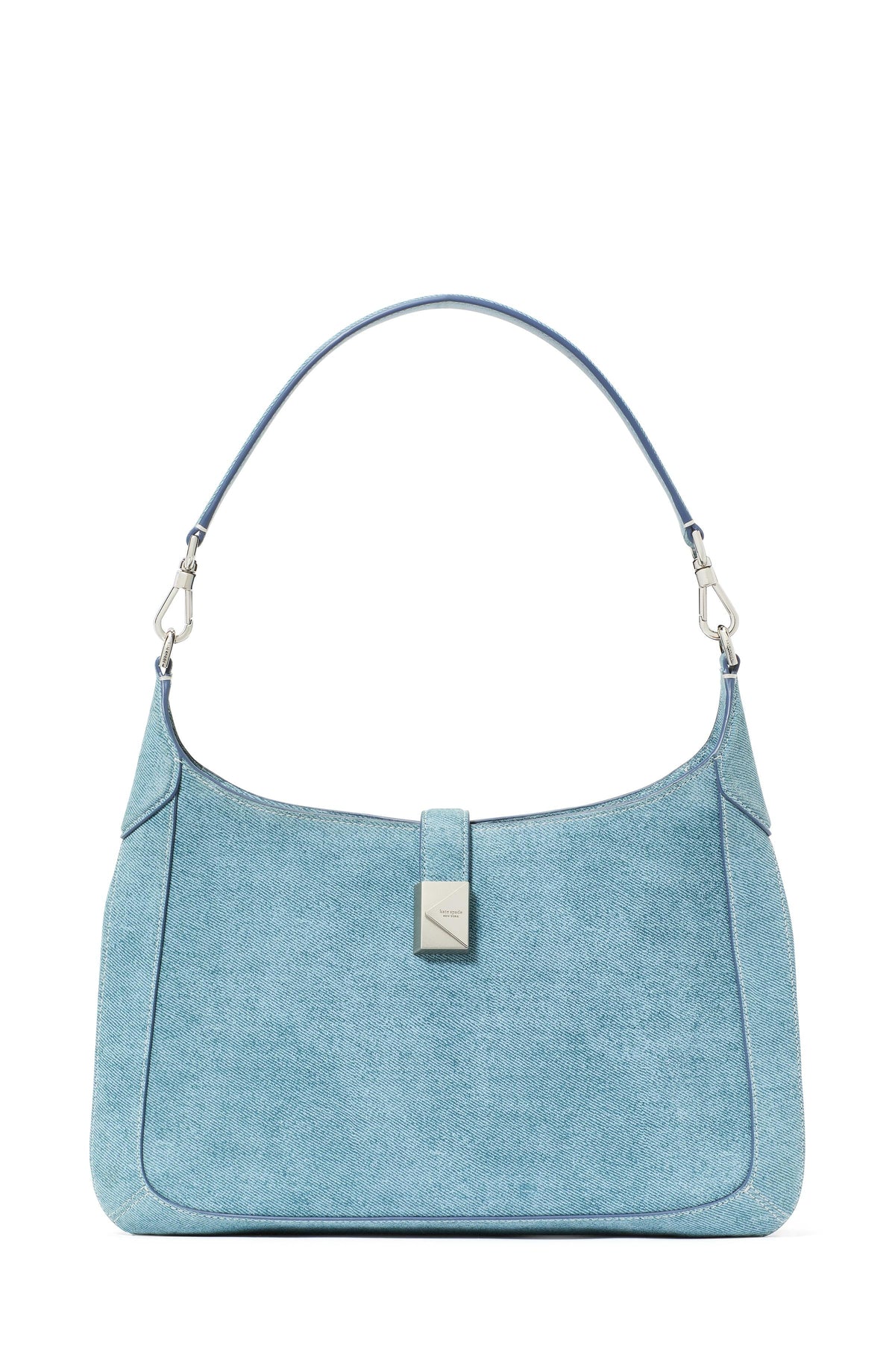 KM095-Deco Denim Hobo Bag-Blue Multi_