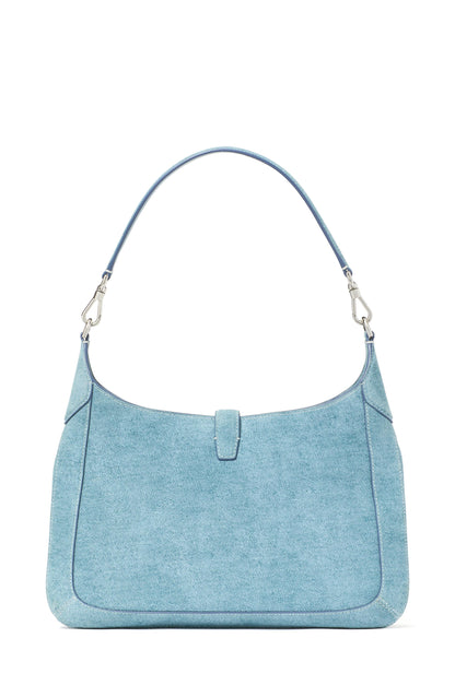 KM095-Deco Denim Hobo Bag-Blue Multi_