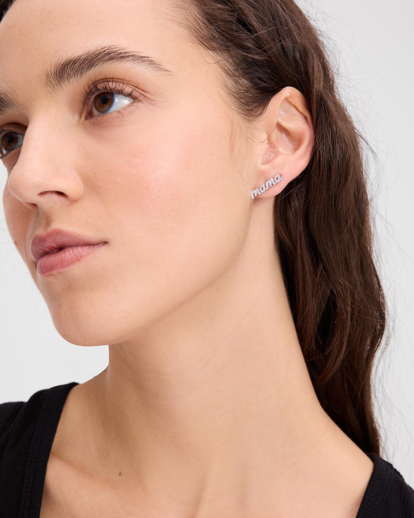 KM132-Sam Icon Ksnyl Nylon East West Medium Crossbody-Clear/Silver